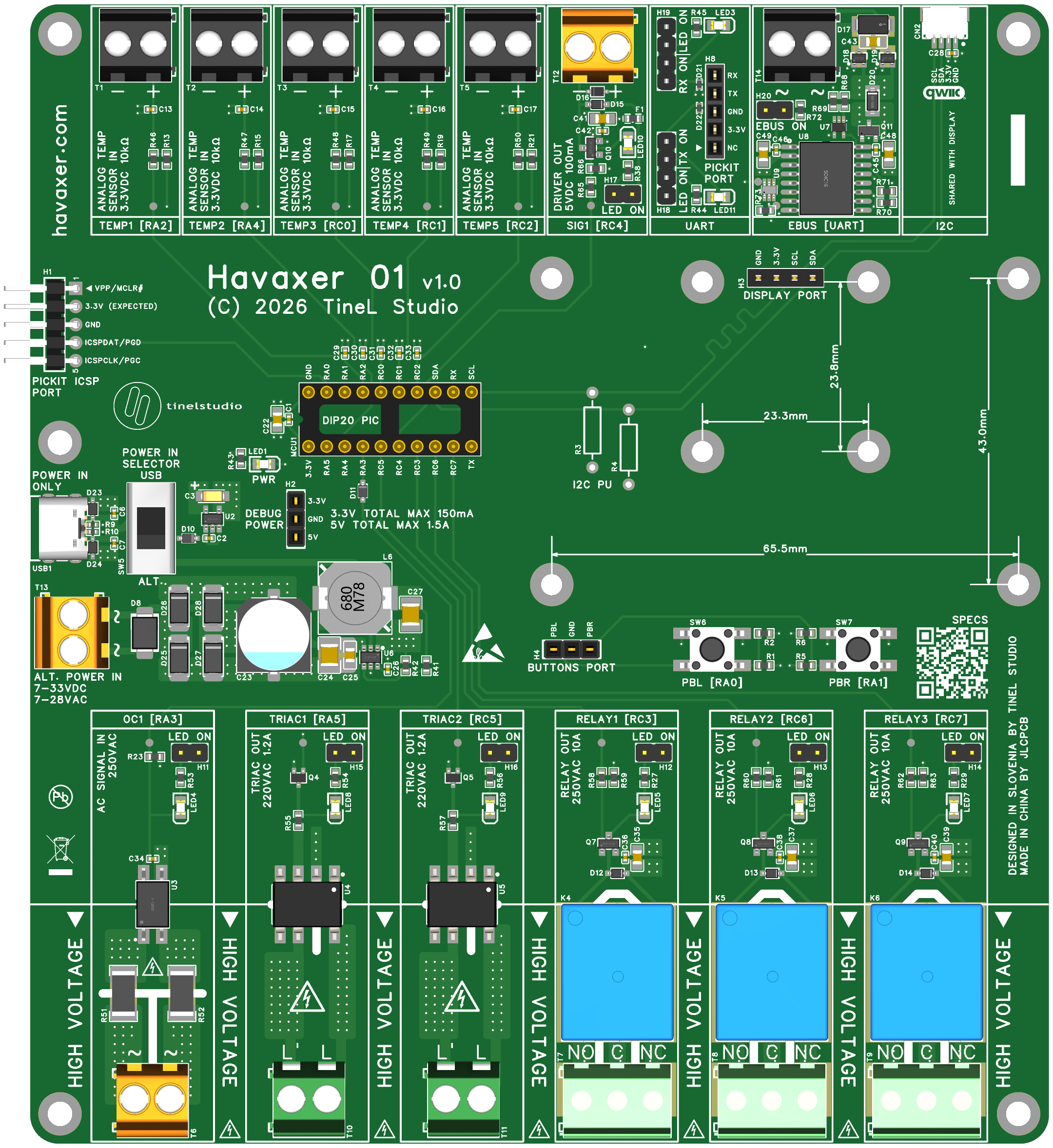 2D PCB Top